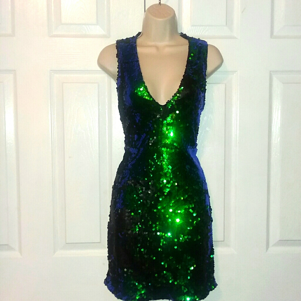 Sequin mini dress